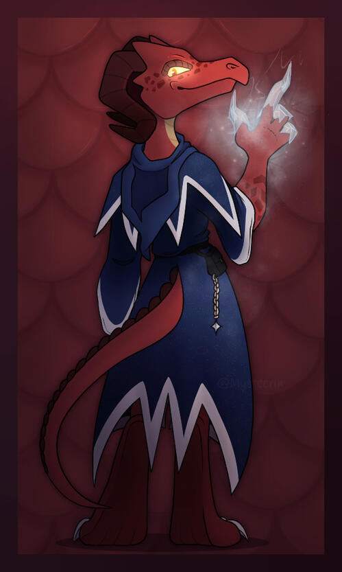 Dragon Sorcerer Character Portrait