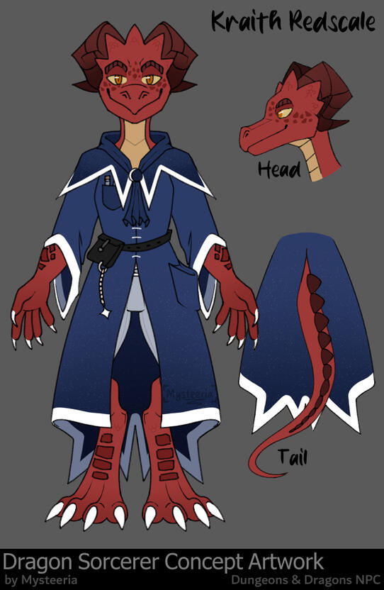 Dragon Sorcerer Character Design