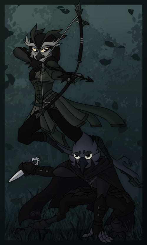 Flightless Assassin Duo Character Portrait